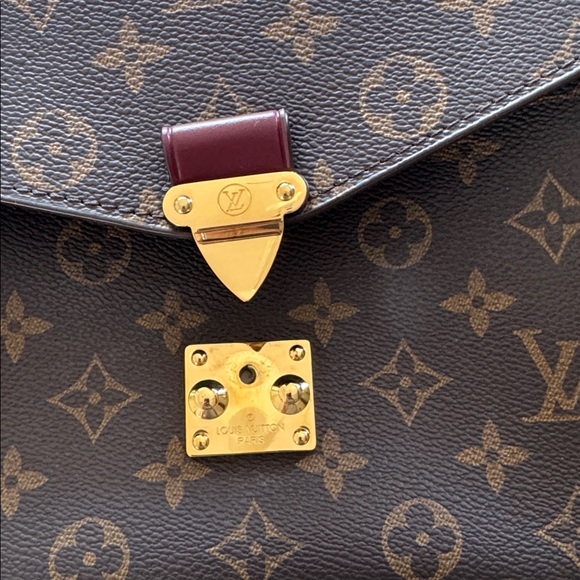 Louis Vuitton Braided Handle Pochette Metis Monogram Canvas with Leather - Picture 6 of 8